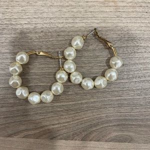 Pearl earrings